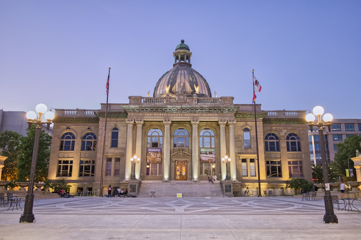 San Mateo Landmark at Twilight