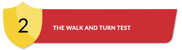 Title for The Walk and Turn Test Section
